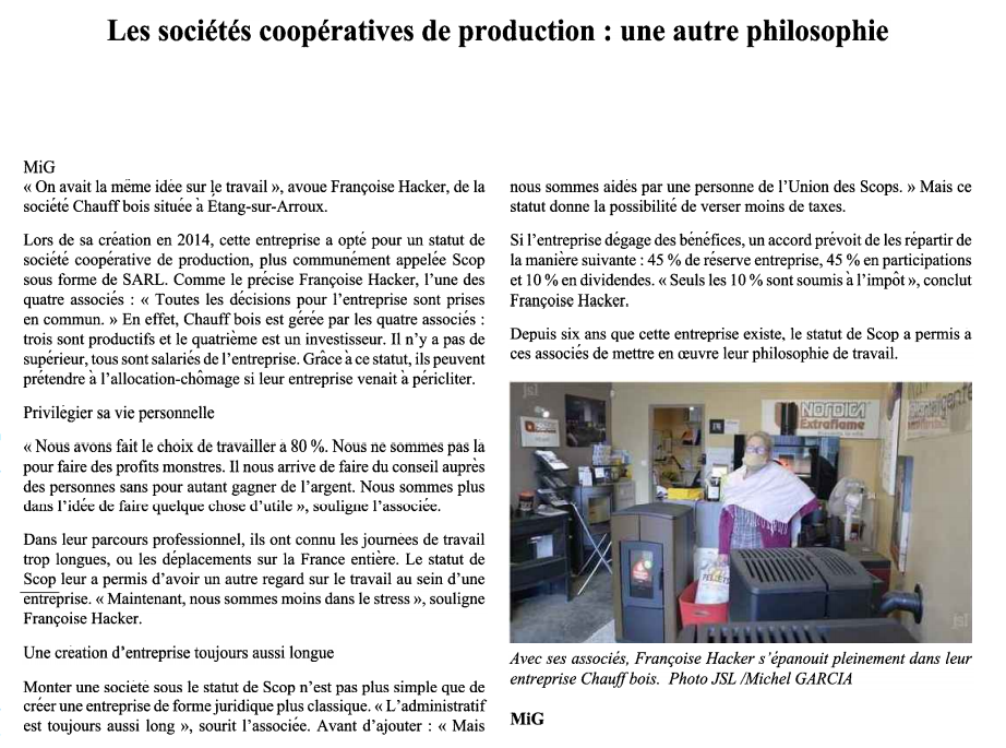 Nos scop et scic dans la presse