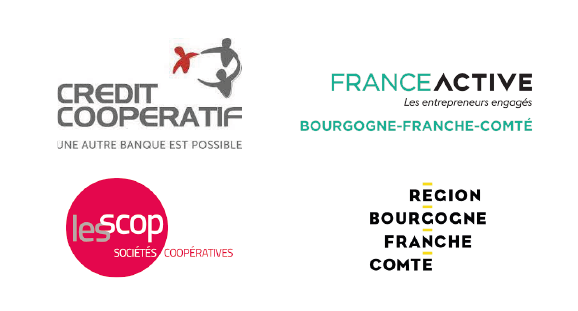 Partenaires financiers Union Régionale des Scop et Scic de Bourgogne-Franche-Comté